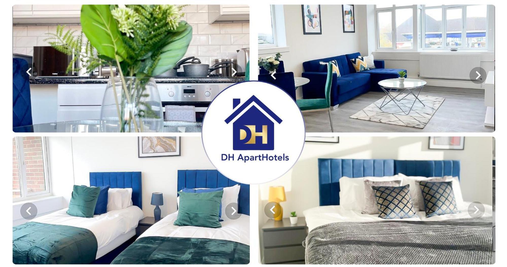 1 Bedroom Apartment - Flitwick - Contractor Friendly - Tourist Ready - Full Kitchen - Wifi - Smart Tv - Sofa Bed - Free Parking - Ideal For Short Or Long Stays ภายนอก รูปภาพ